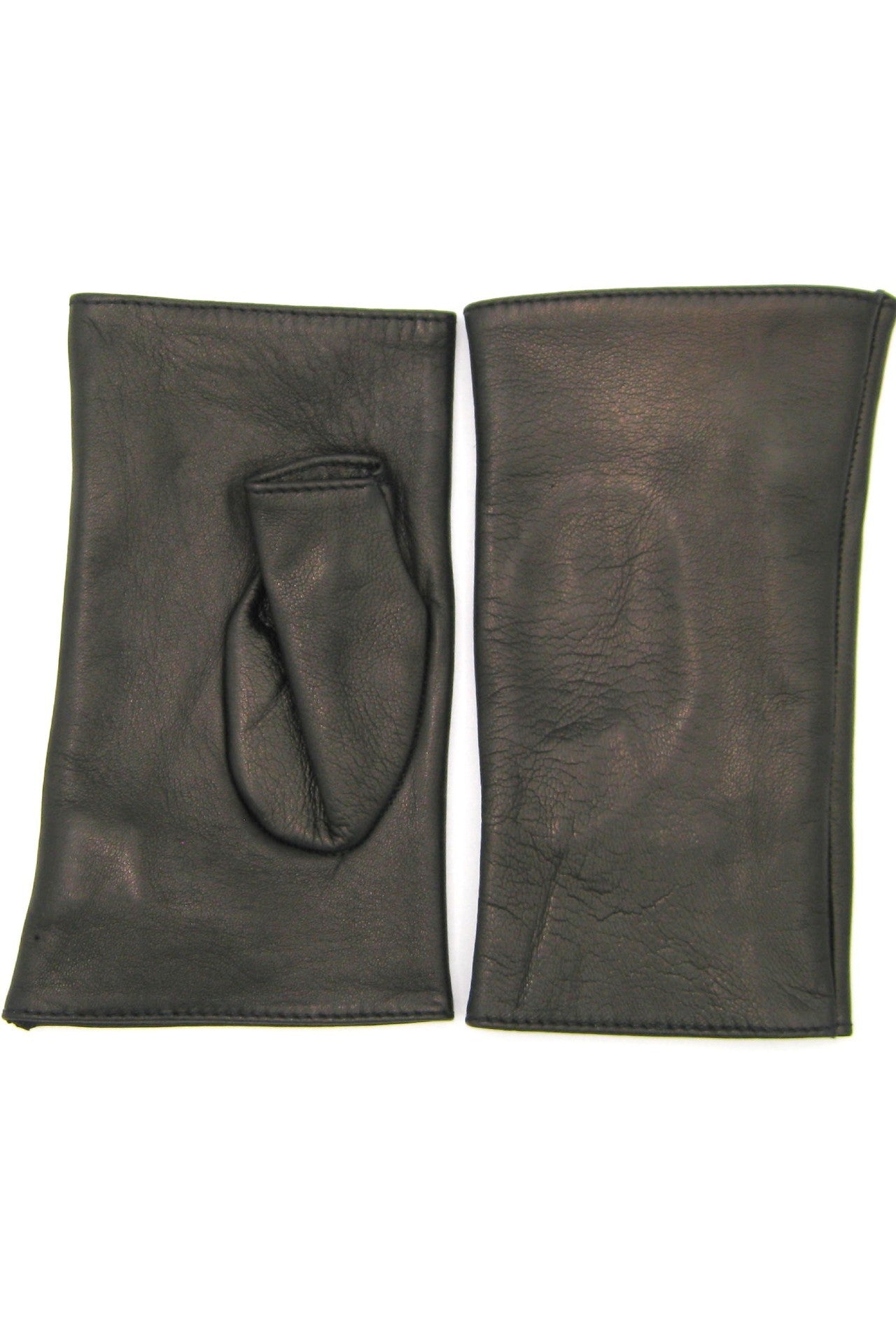 sermoneta-gloves-manicotto-in-nappa-2bt-con-fodera-in-seta-nero image 2