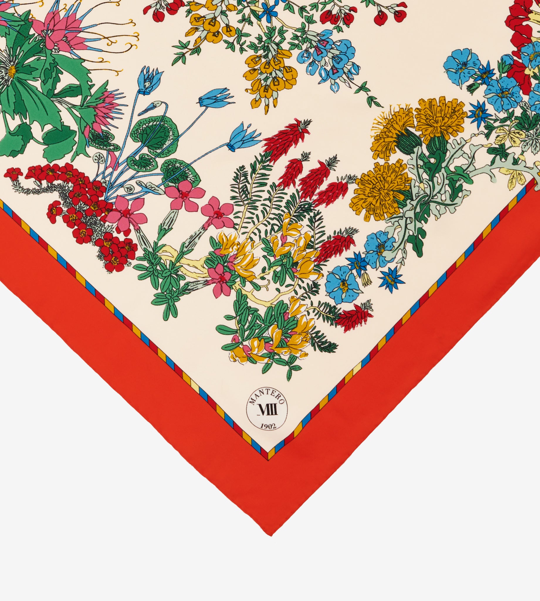 mantero-1902-archivio-n-59-flowers-grand-slam-foulard-classico-90x90-cm image 3