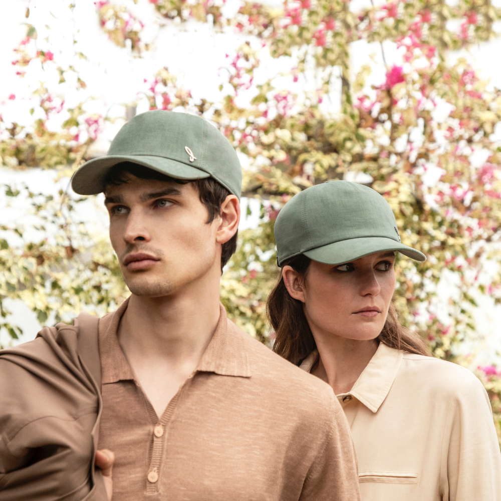 doria-1905-new-joe-cappello-da-baseball-trucker-in-cotone-verde-foglia image 2