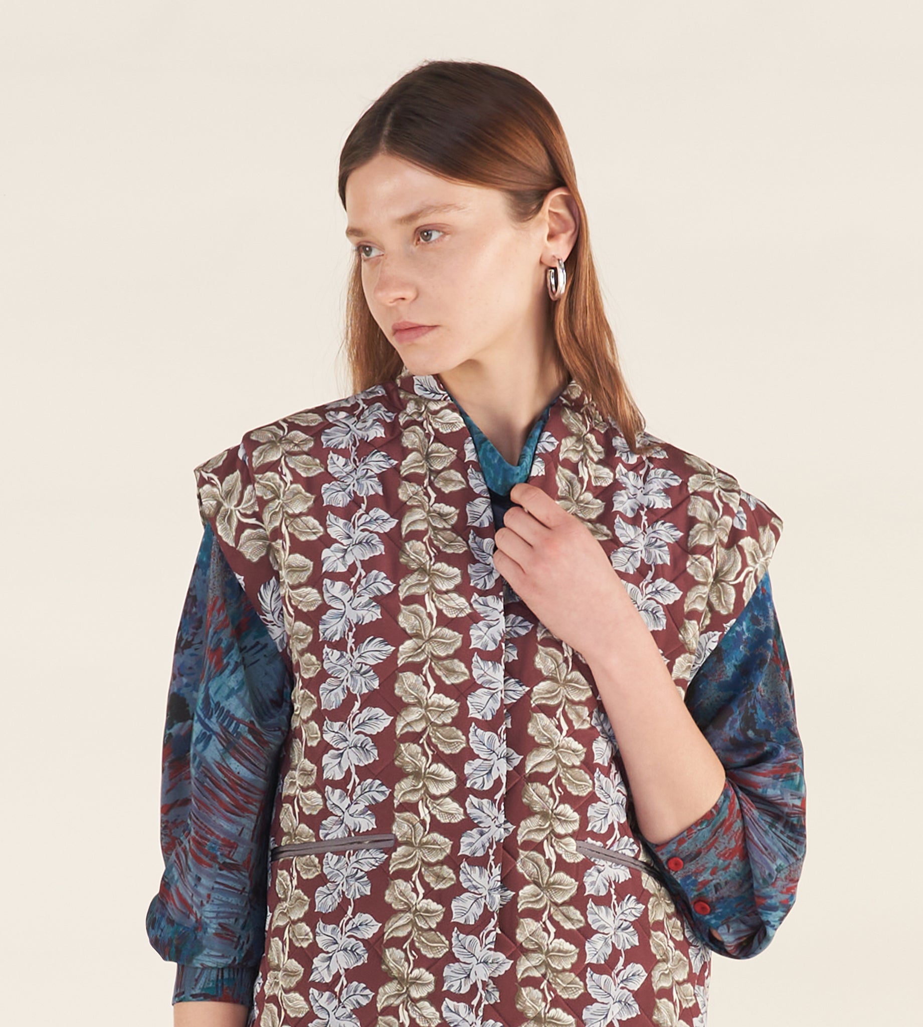mantero-1902-nora-gilet-trapuntato-donna image 3