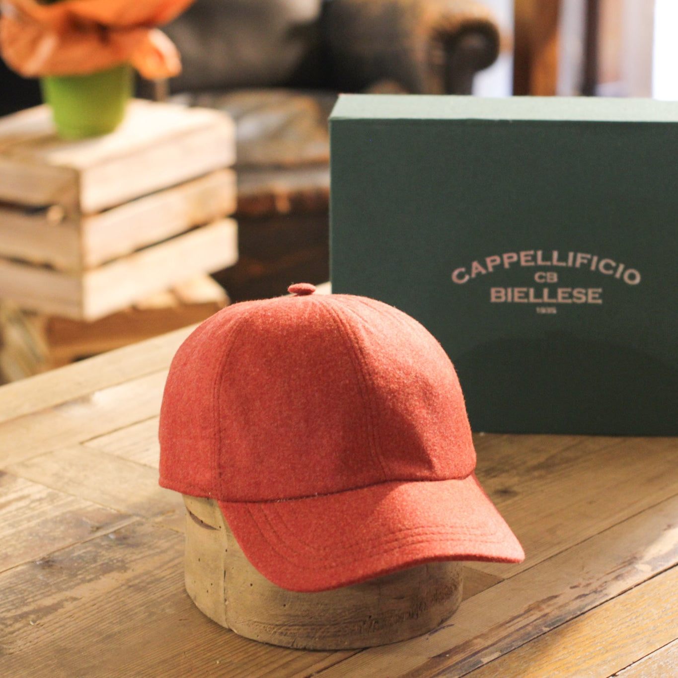 cappellificio-biellese-1935-baseball-lp-rosso-autunnale-aw25 image 1