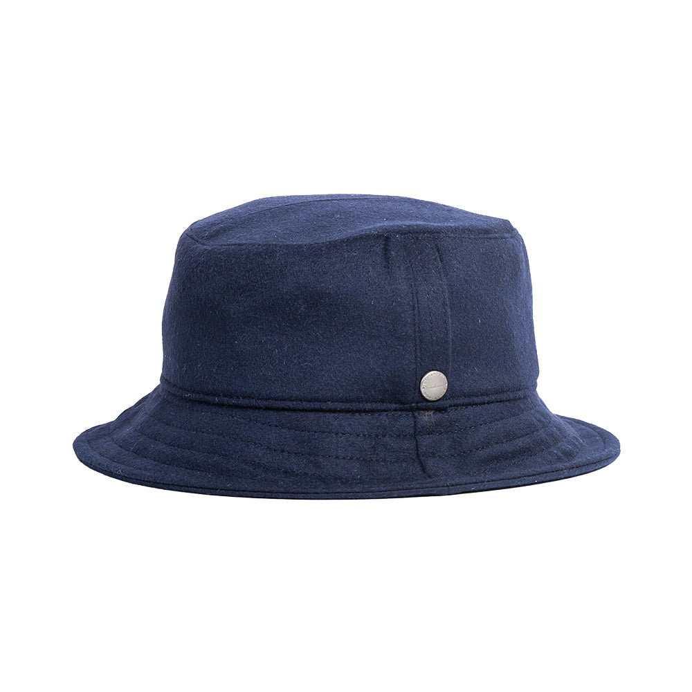doria-1905-rudol-cappello-bucket-lana-cashmere-blu-notte image 3