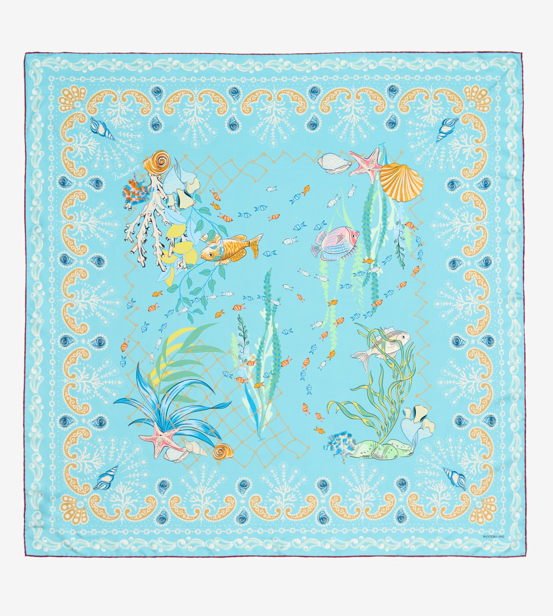mantero-1902-coral-garden-carr-classico-90x90-cm image 2