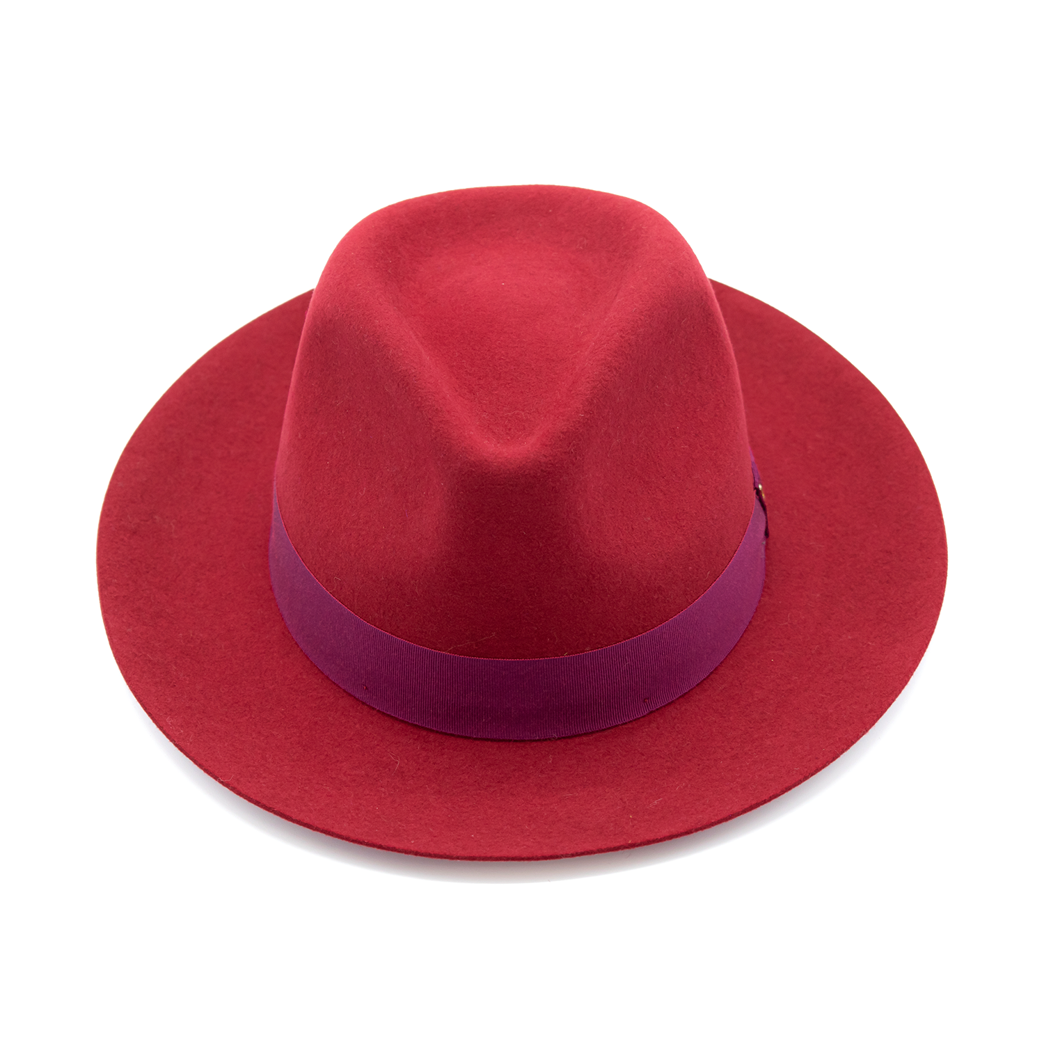 doria-1905-drop-cappello-in-feltro-di-lapin-rosso-acceso image 3