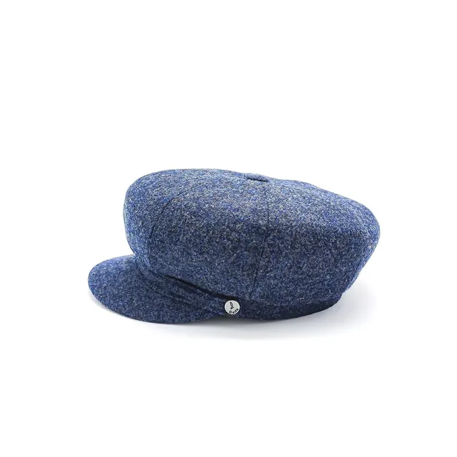 doria-1905-sailor-berretto-in-lana-lambswool-blu-denim image 1