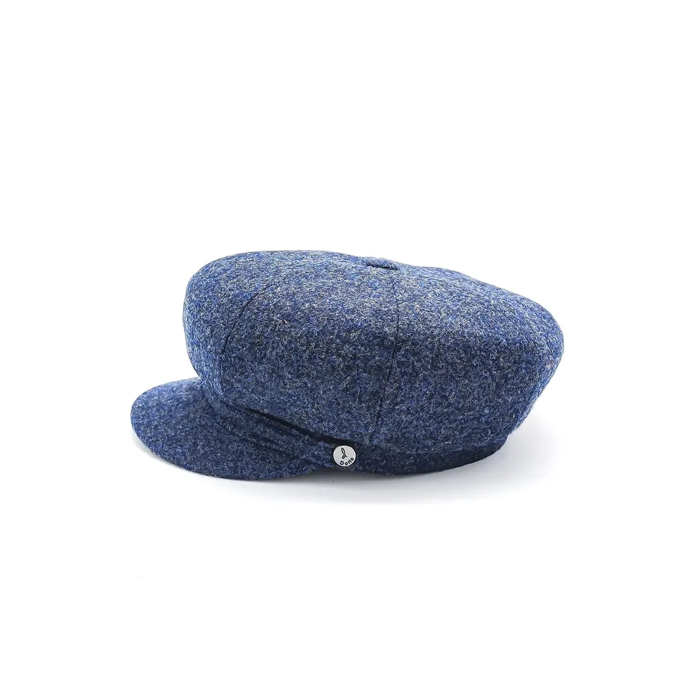 doria-1905-sailor-berretto-in-lana-lambswool-blu-denim image 1