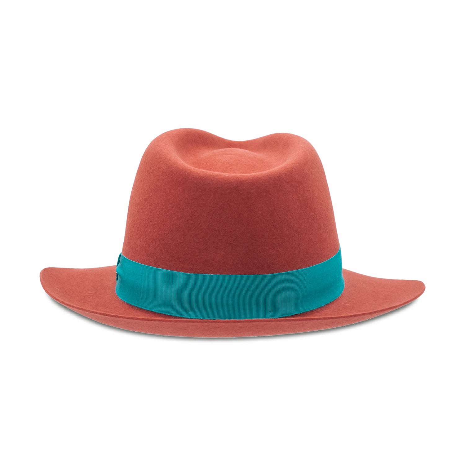 doria-1905-drop-cappello-in-feltro-di-lapin-rosso-corallo image 5