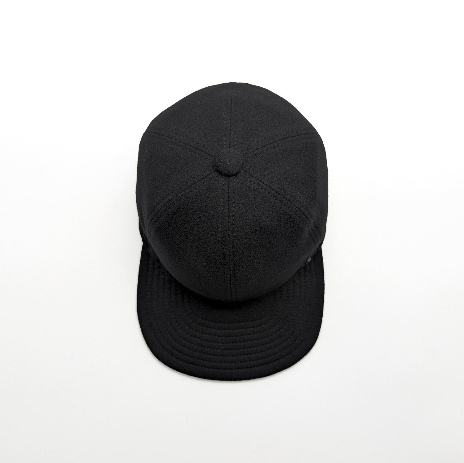 doria-1905-tender-berretto-baseball-arrotolabile-cashmere-nero image 4