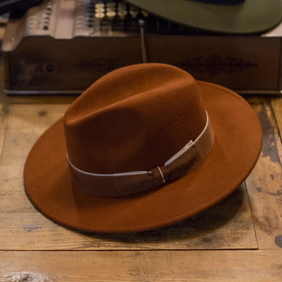 cappellificio-biellese-1935-fedora-arancione-spicy-con-fodera-in-seta image 1