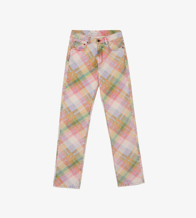 mantero-1902-margot-jeans-in-cotone-stampato-stone-washed image 1