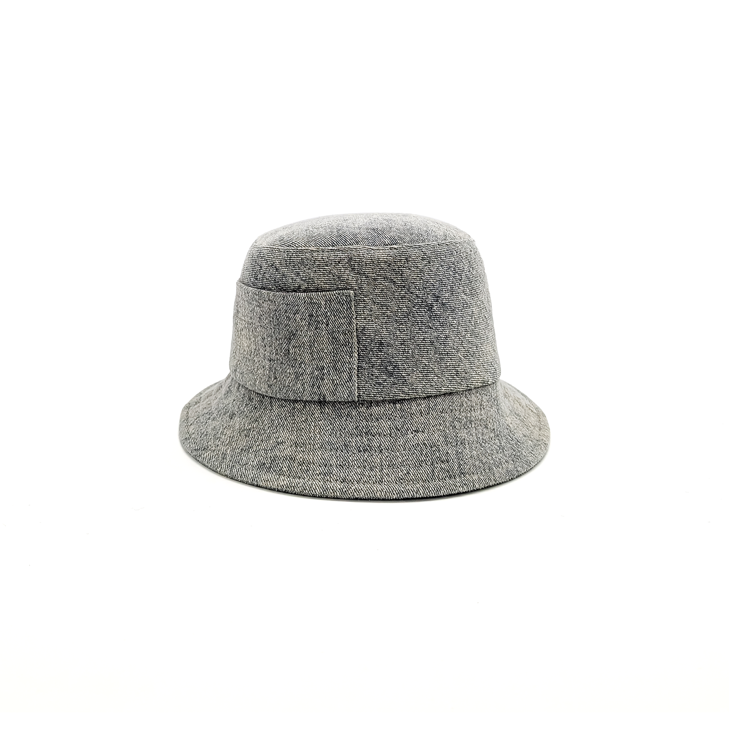 doria-1905-boris-cappello-bucket-denim-raw-olive image 4