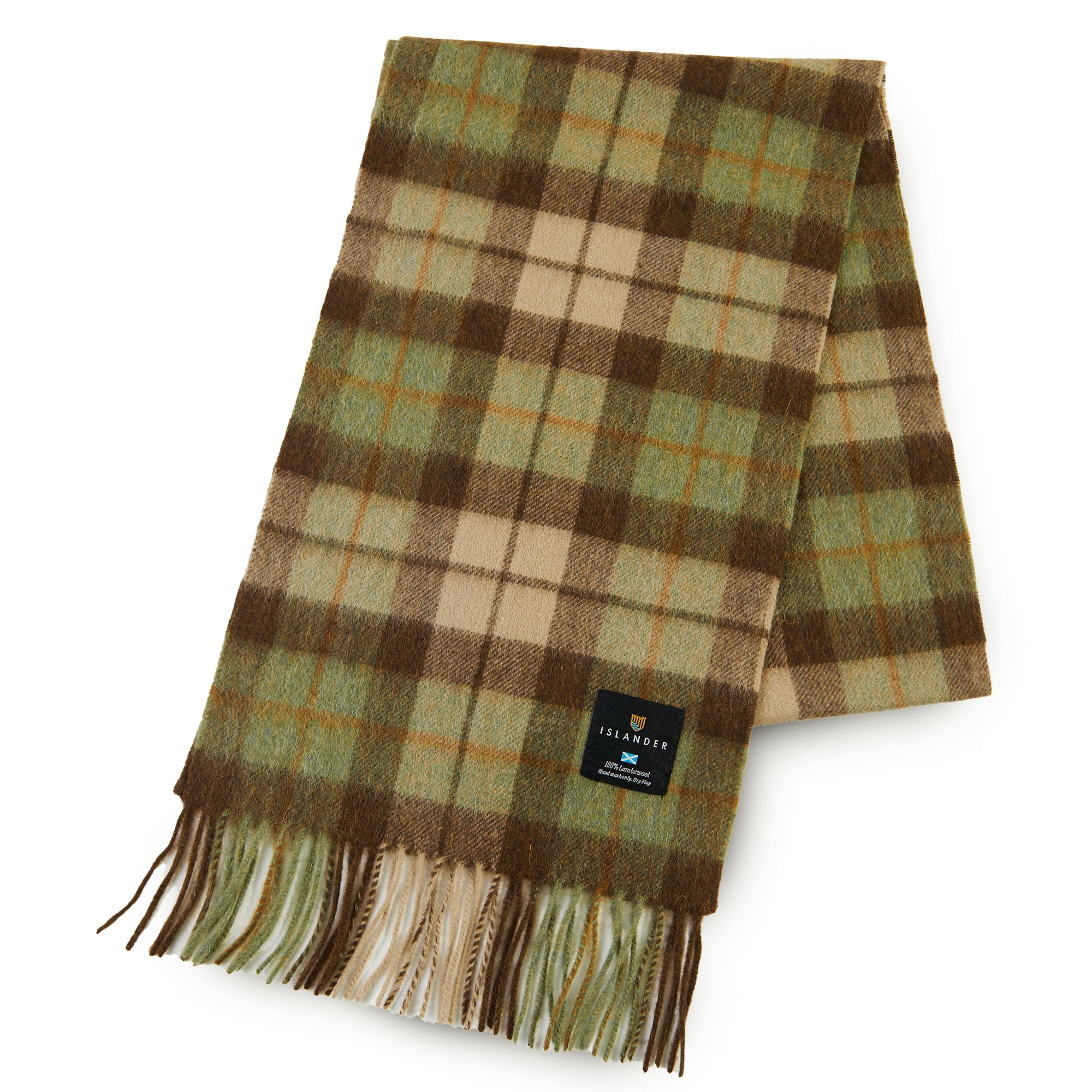 cappellificio-biellese-1935-lambswool-scarf-sciarpa-chestnut-tartan image 2