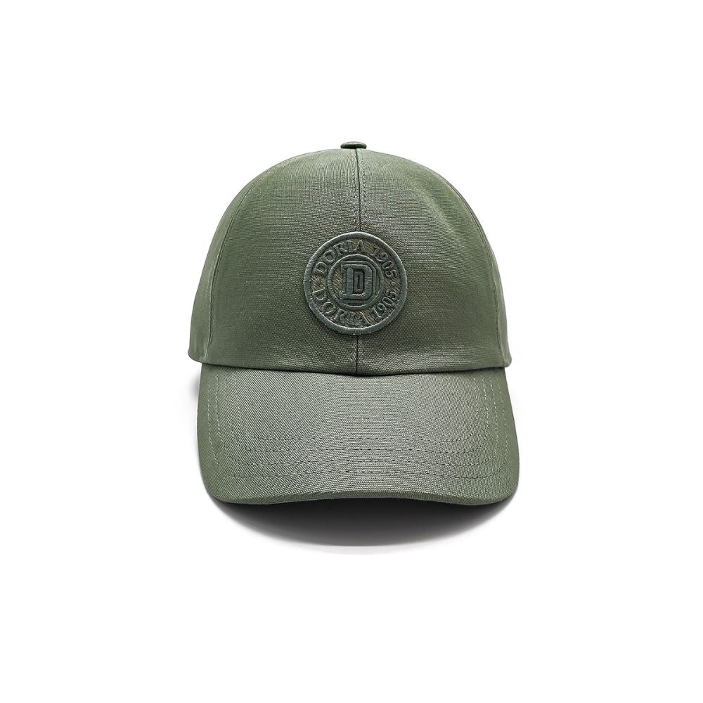 doria-1905-billy-icon-berretto-baseball-in-canvas-cotone-organico-verde-foglia image 2