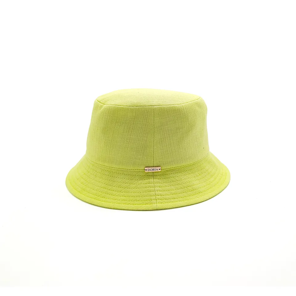 doria-1905-bel-air-berretto-bucket-in-denim-limone image 1