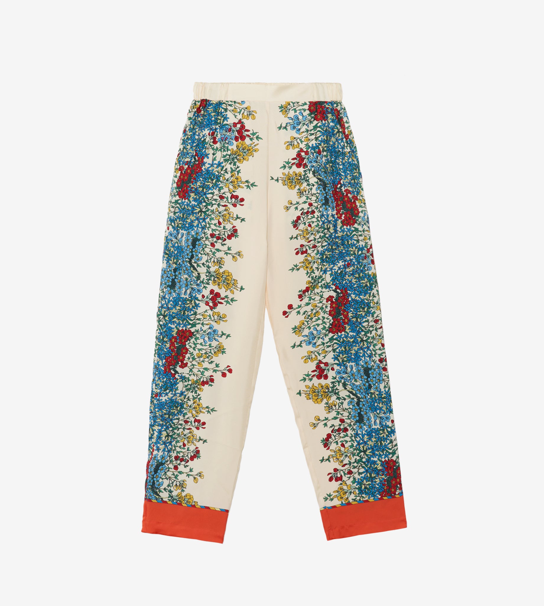 mantero-1902-doris-pantaloni-in-seta-cropped image 1
