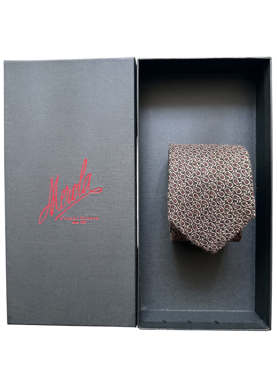 merola-gloves-exclusive-archive-cravatta-in-puro-cashmere-100-cm-8-5-x-148-made--3 image 1