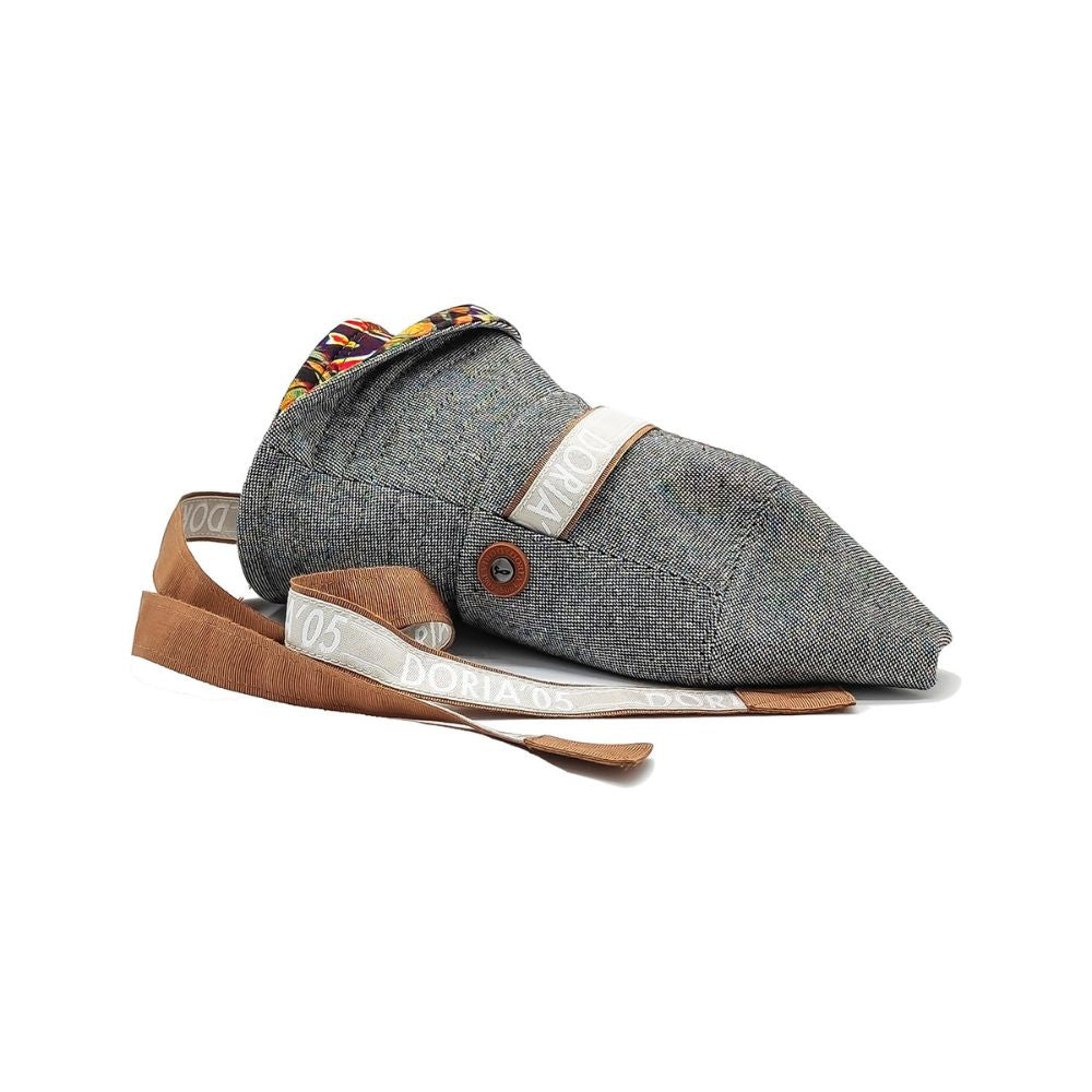 doria-1905-orano-cappello-bucket-reversibile-in-canvas-cotone-grigio-safari image 5