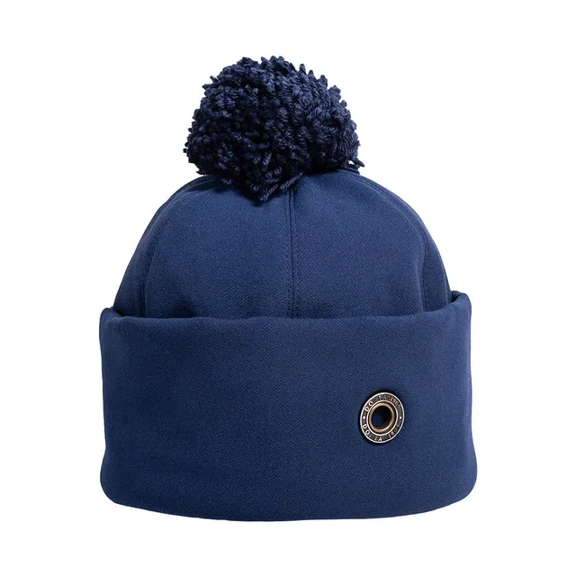 doria-1905-tuddy-cappello-beanie-puffy-blu-con-pom-pom image 1