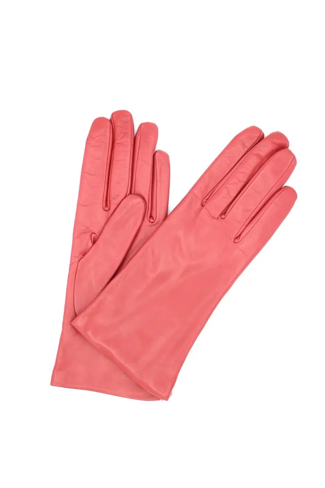 sermoneta-gloves-guanto-nappa-foderato-cashmere-rosa-corallo image 1