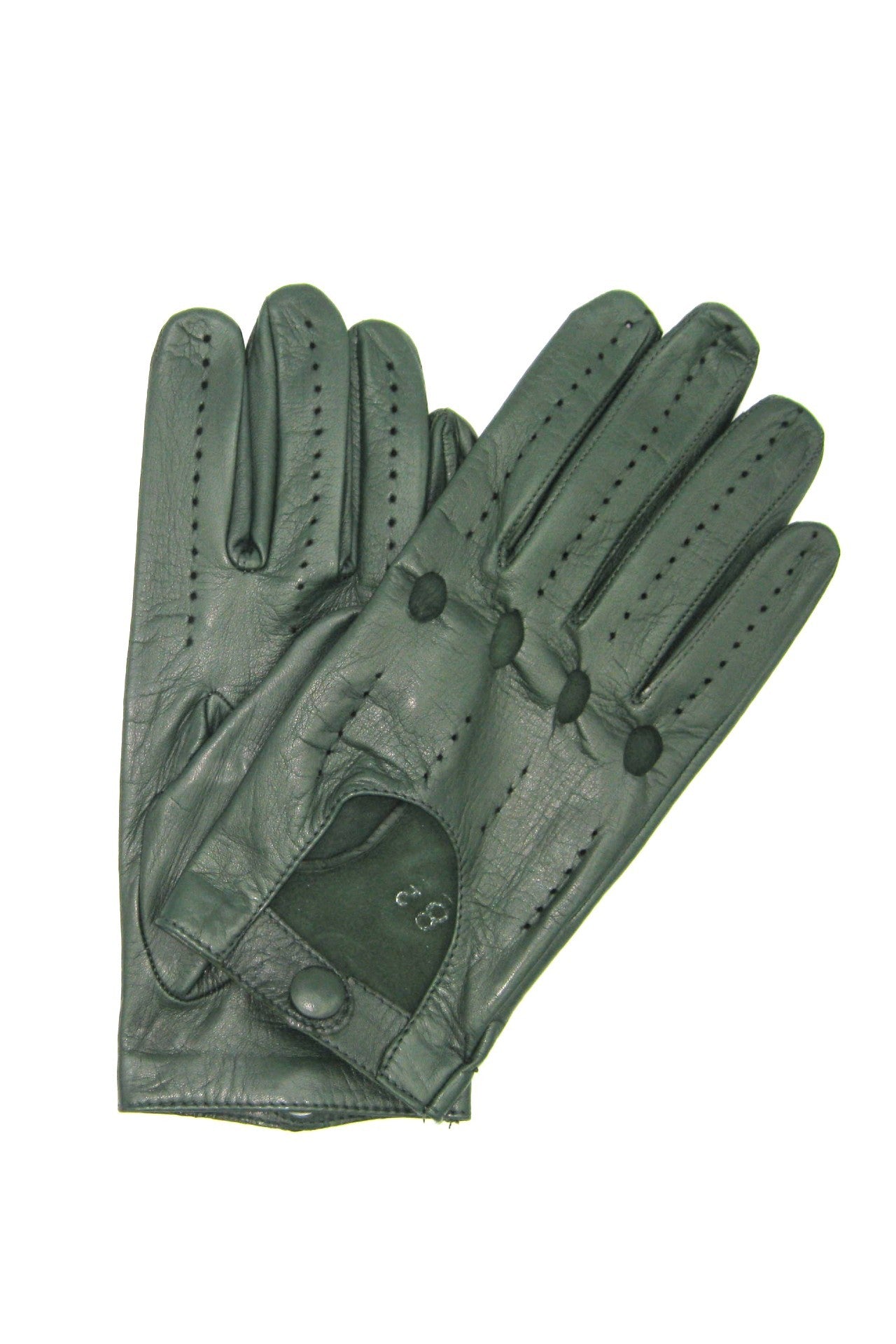 sermoneta-gloves-guanto-da-guida-2bt-in-nappa-con-dita-intere-verde-oliva image 1