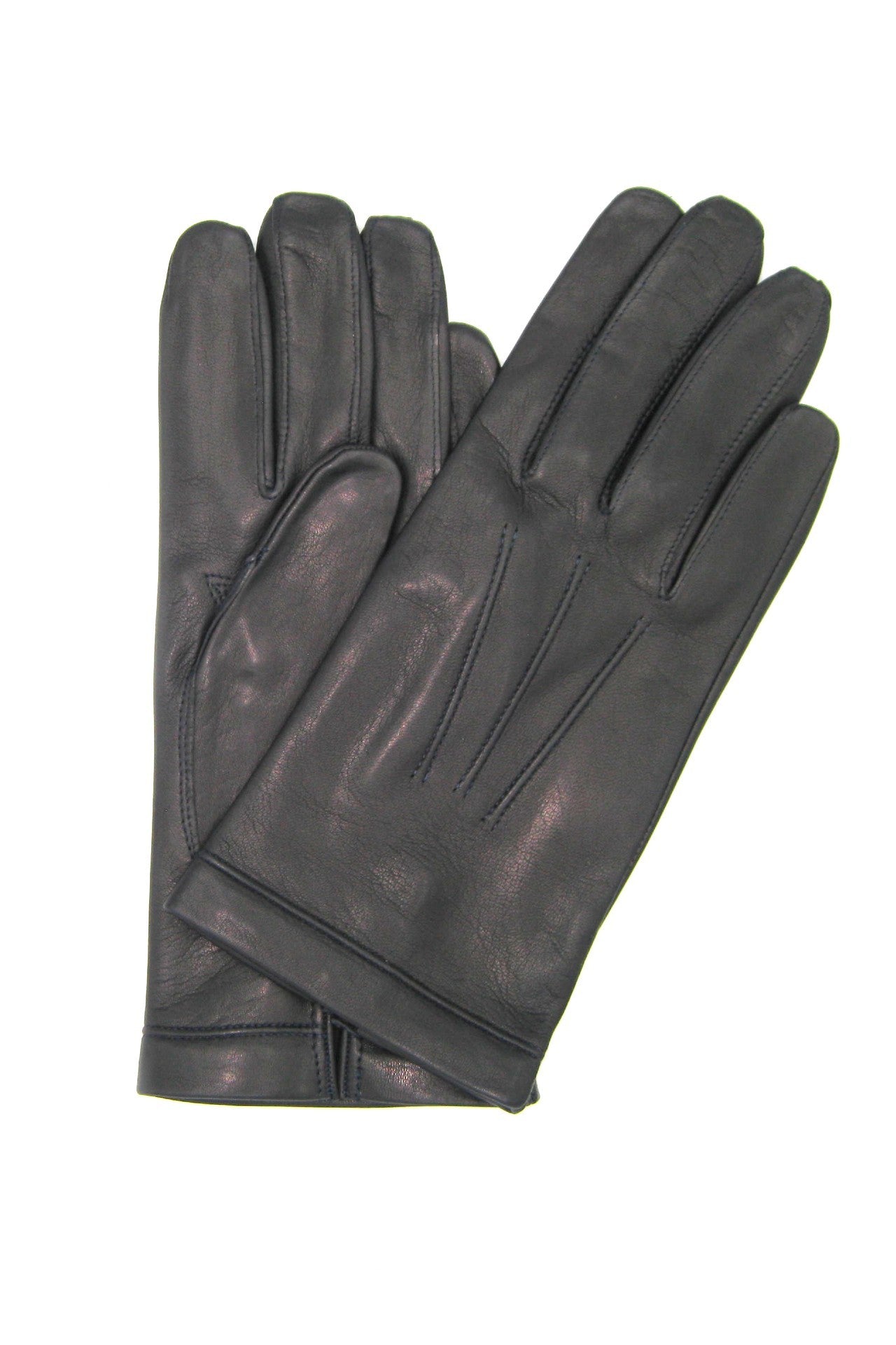 sermoneta-gloves-guanto-da-uomo-in-nappa-foderato-seta-navy image 1
