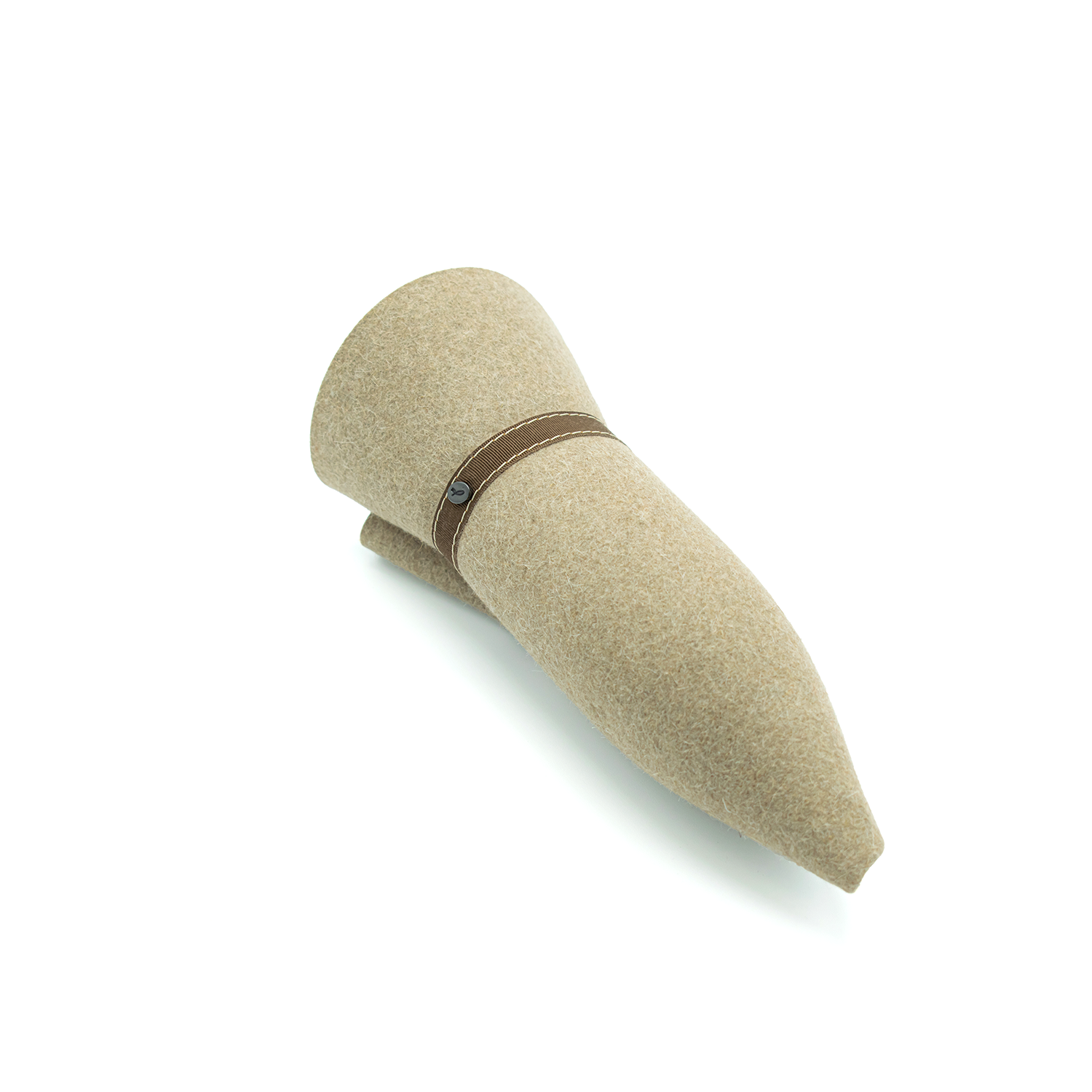doria-1905-roller-cappello-arrotolabile-in-feltro-di-lapin-melange-beige image 4