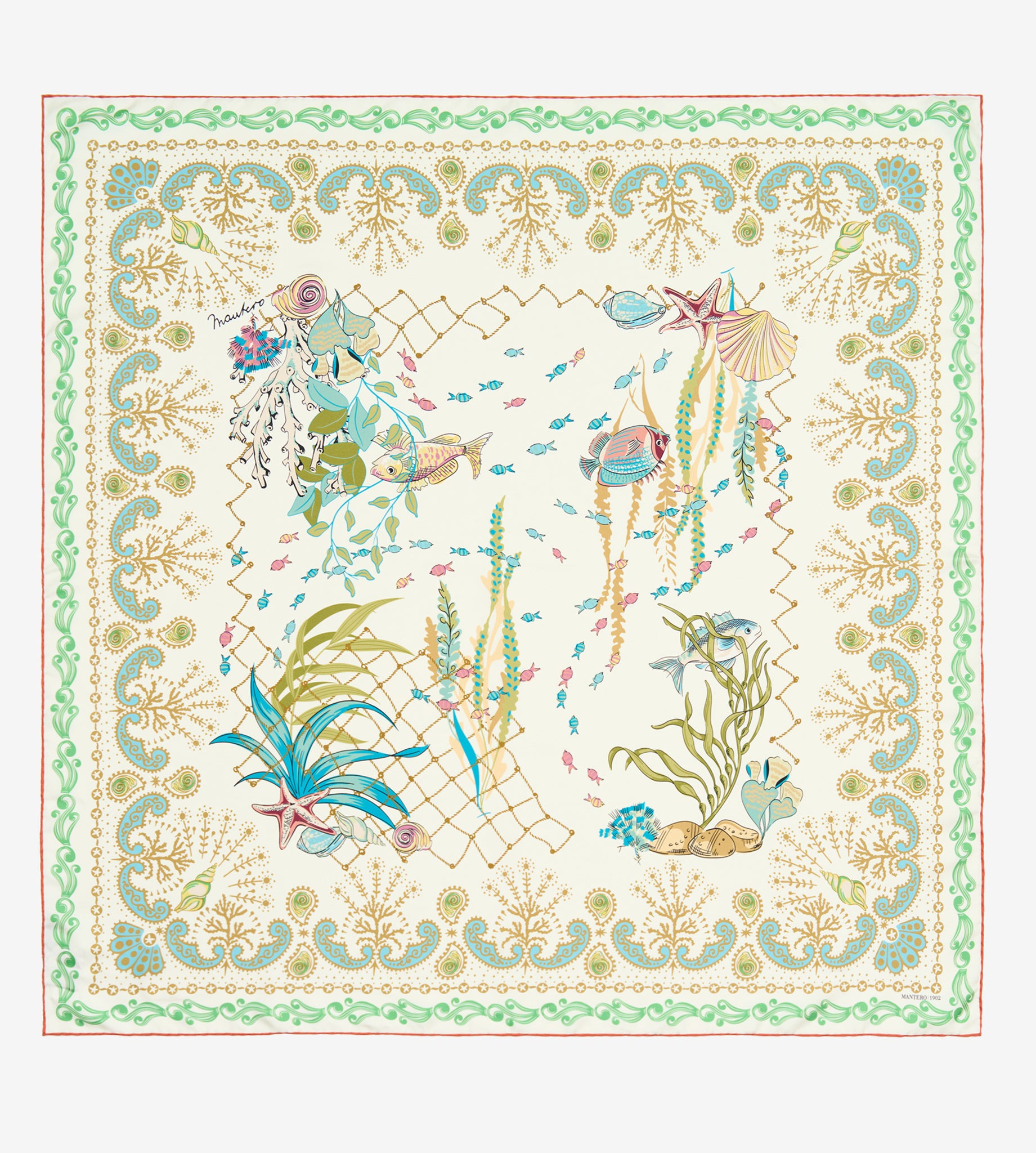 mantero-1902-coral-garden-carr-classico-90x90-cm-2 image 1