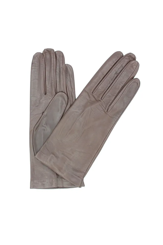 sermoneta-gloves-guanto-classico-donna-in-nappa-con-fodera-in-seta-mink image 1