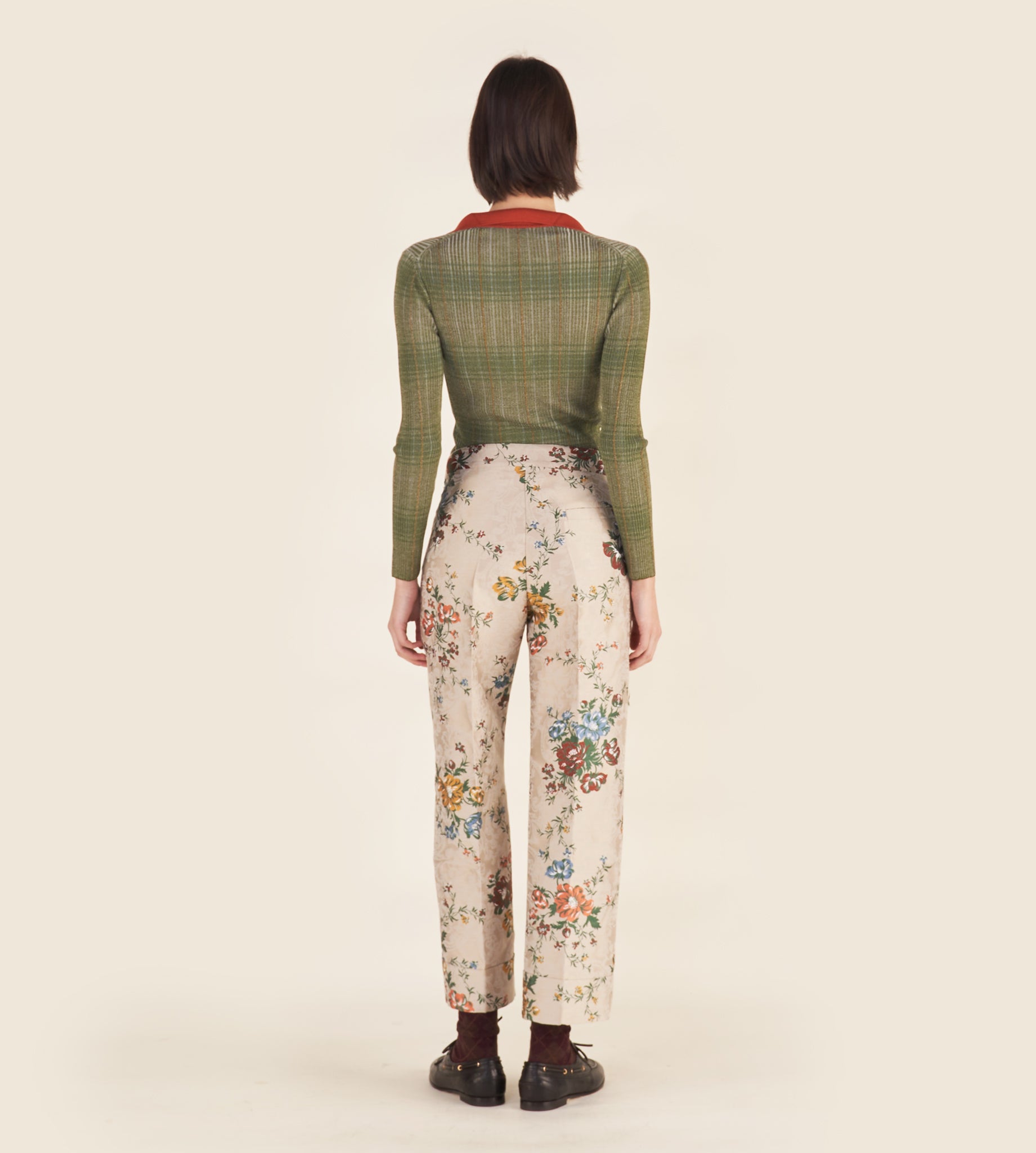 mantero-1902-marzia-pantaloni-culotte-regular-con-risvolto image 5
