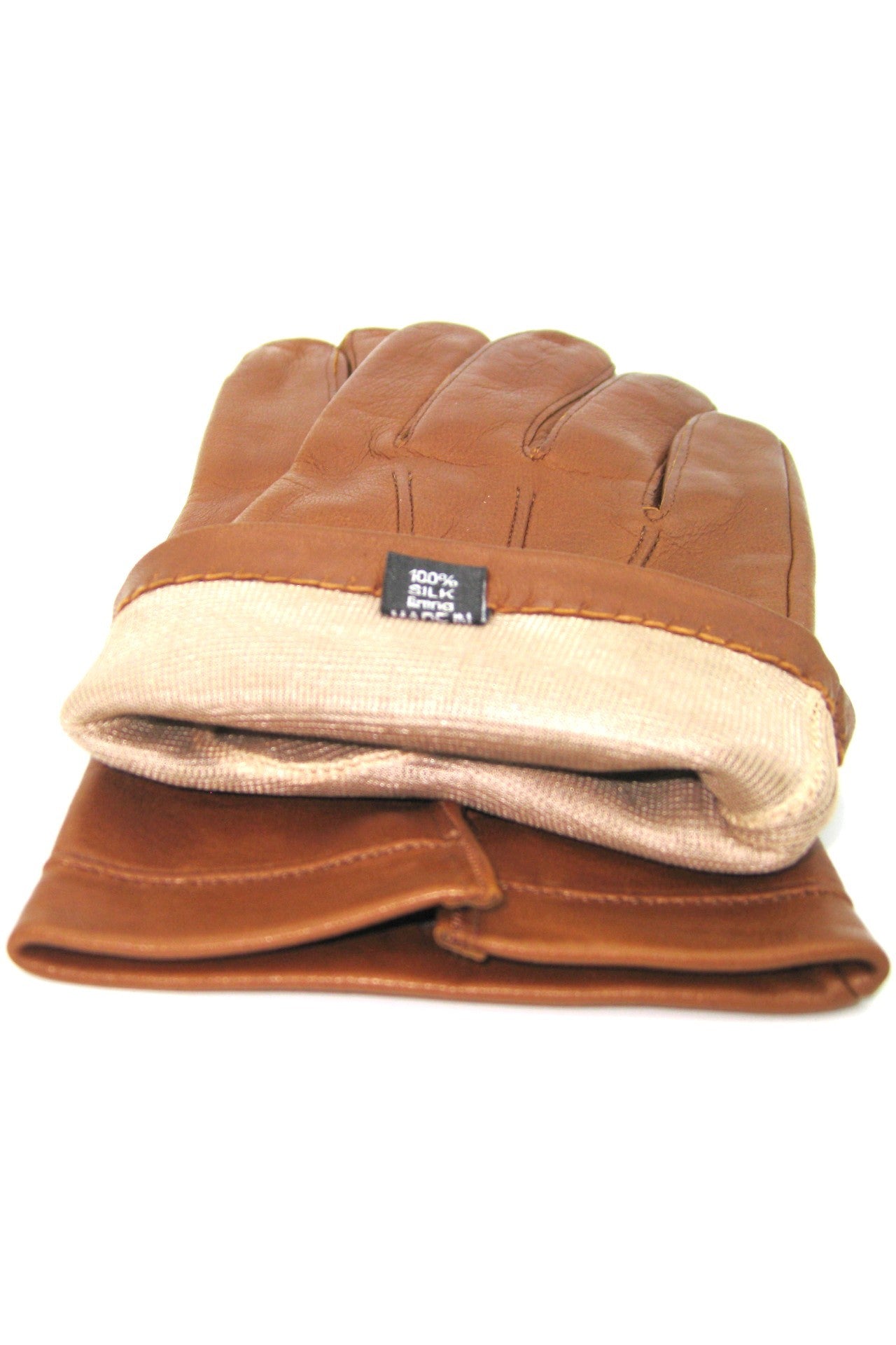 sermoneta-gloves-guanto-in-nappa-foderato-seta-tan image 4