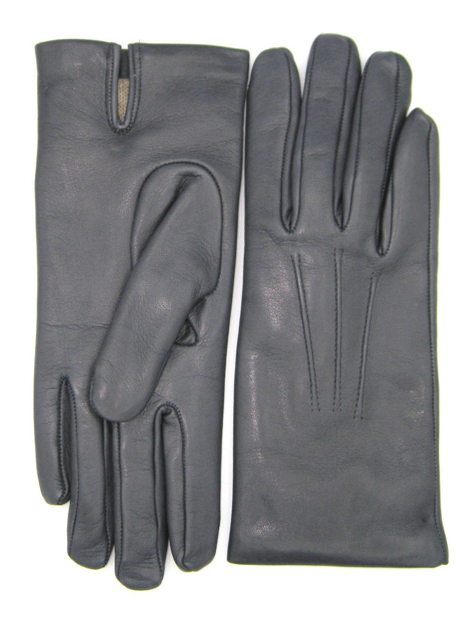 sermoneta-gloves-guanto-2bt-in-capretto-con-3-cordoni-e-fodera-in-cashmere-grigi image 3