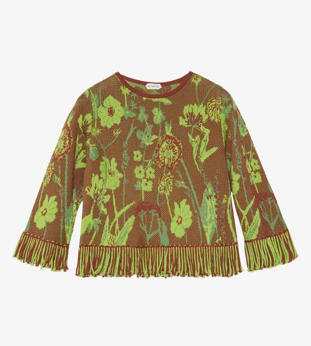mantero-1902-sandrine-maglia-jacquard-in-cotone image 1