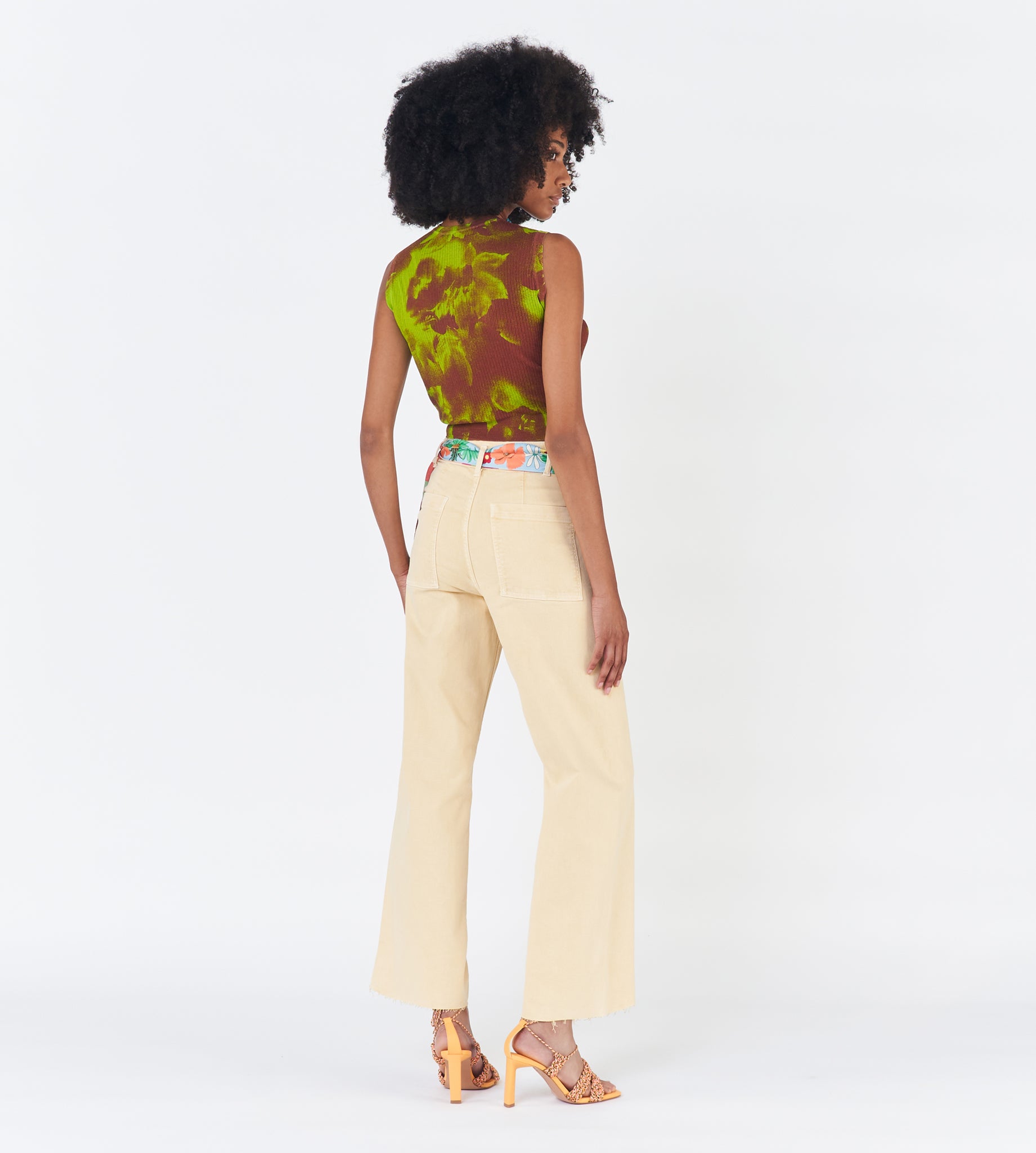 mantero-1902-meghan-top-di-maglia-in-cotone-cropped-girocollo-a-costine-stampato image 4