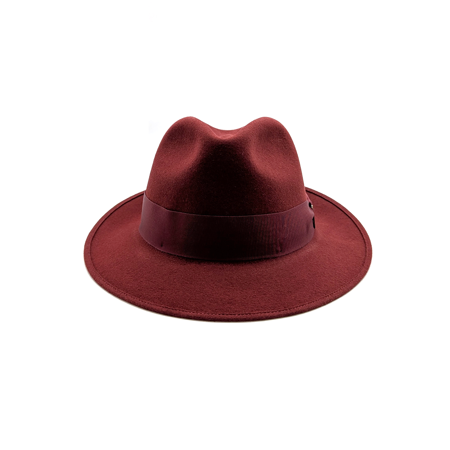 doria-1905-drop-cappello-in-feltro-di-lapin-rasato-rosso-pomodoro image 3