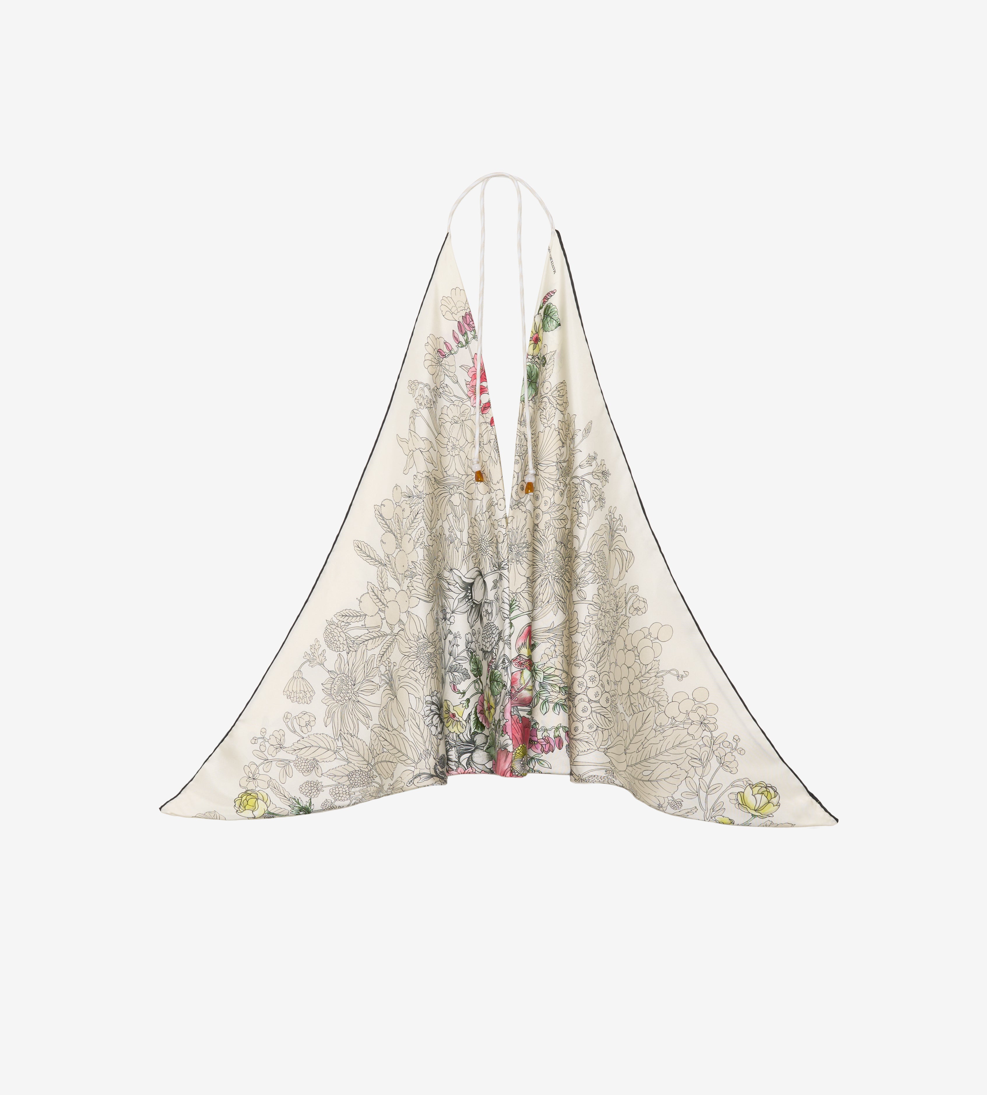 mantero-1902-erita-top-top-con-scollo-a-v-e-schiena-scoperta-da-foulard-90x90-cm image 2