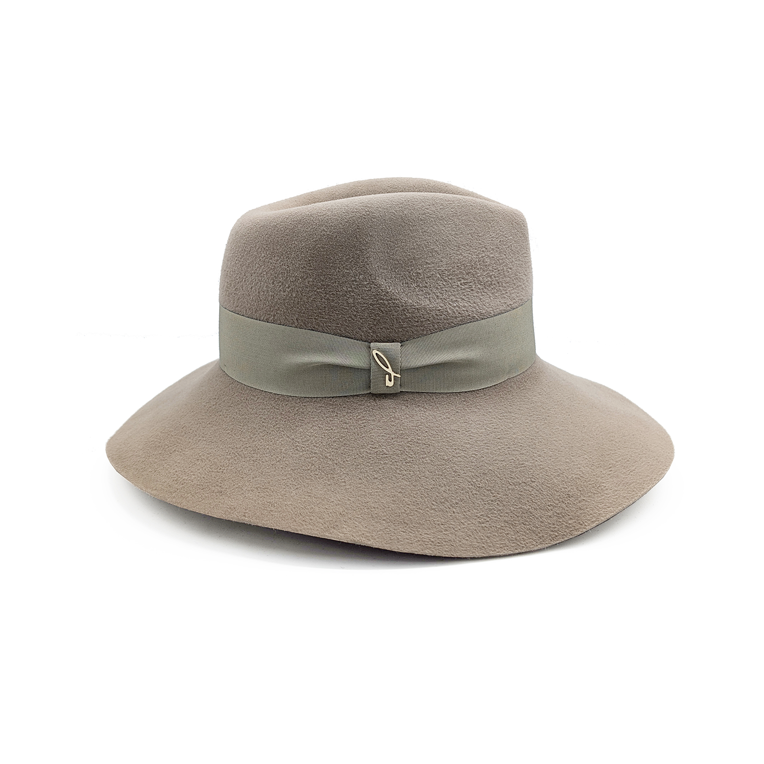 doria-1905-drop-cappello-a-tesa-larga-in-feltro-di-lapin-velour-nocciola image 1