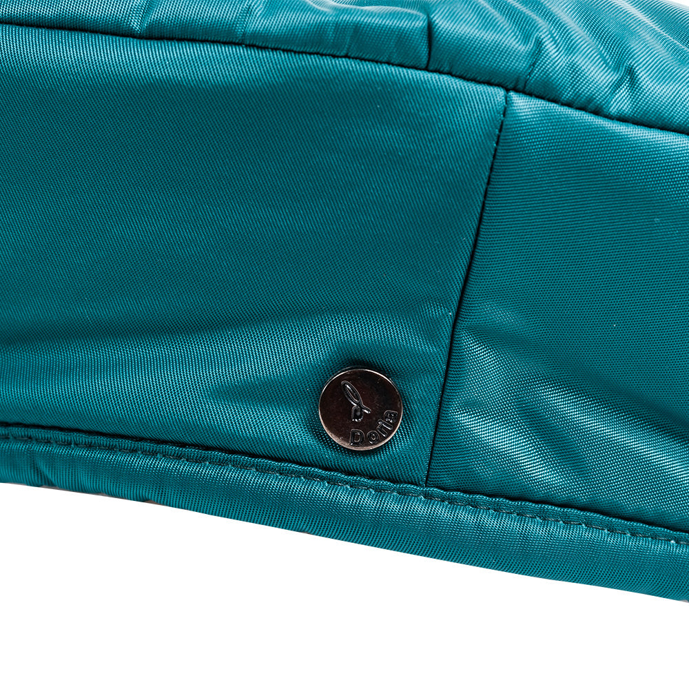 doria-1905-lora-b-basco-in-tessuto-bomber-impermeabile-verde-mare image 3
