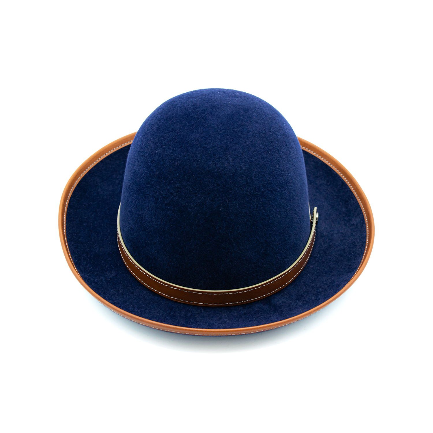 doria-1905-roller-cappello-arrotolabile-in-feltro-di-lapin-blu image 3