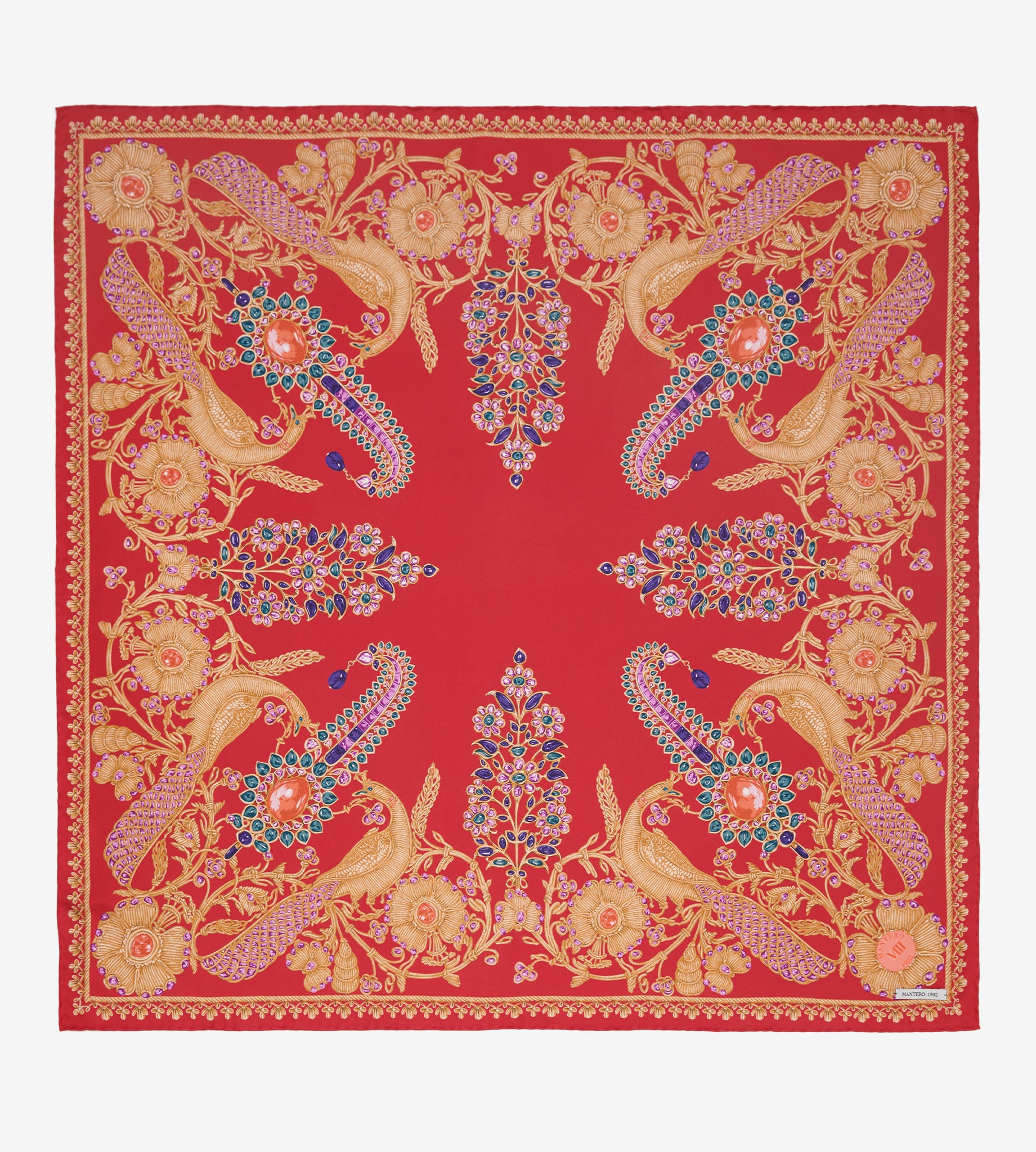 mantero-1902-archivio-n-56-maharaja-carr-reverse-90x90-cm image 1