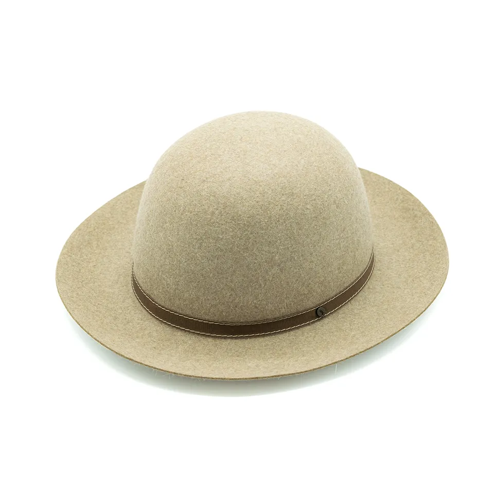 doria-1905-roller-cappello-arrotolabile-in-feltro-di-lapin-melange-beige image 1
