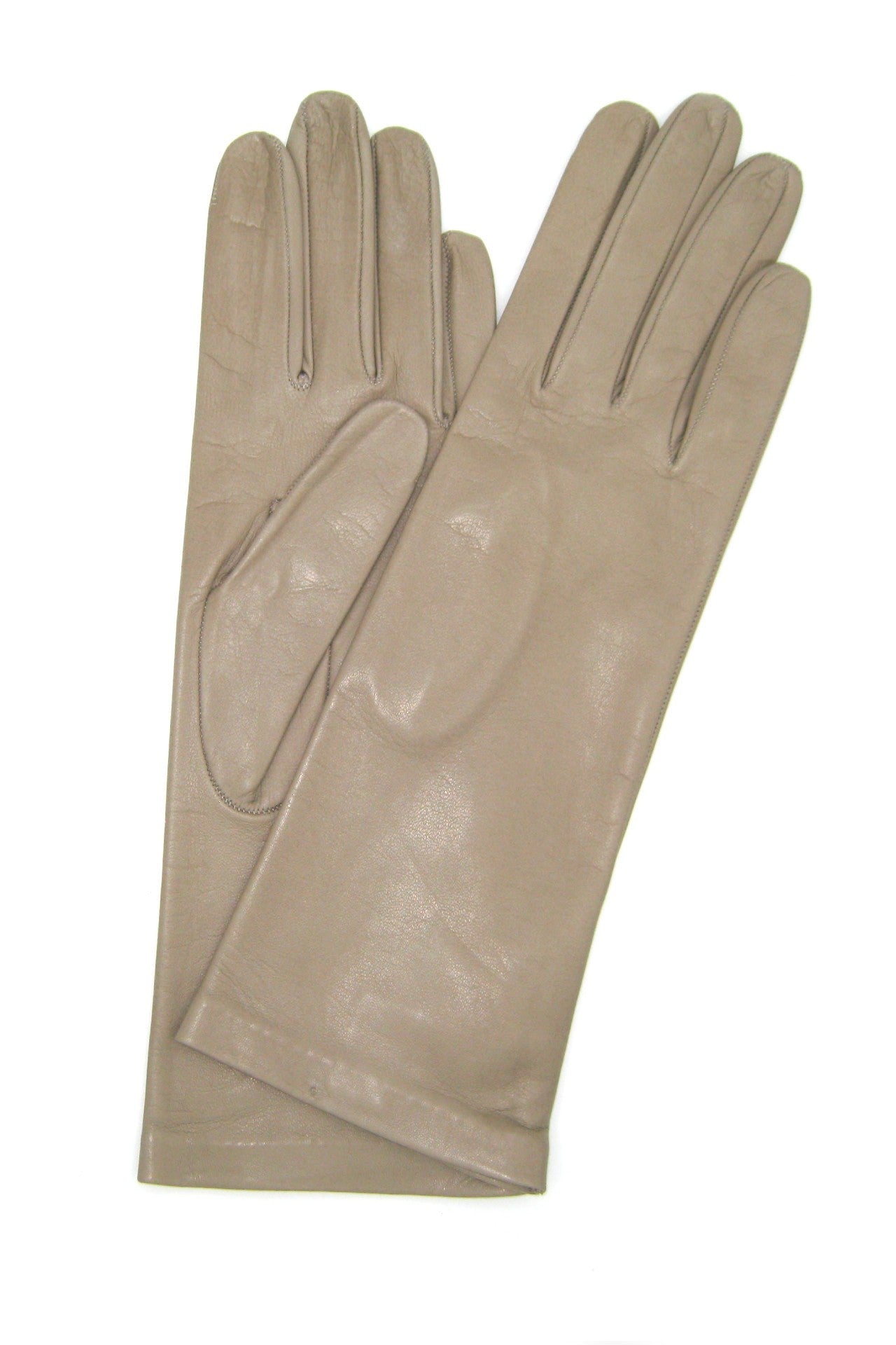 sermoneta-gloves-guanto-classico-donna-in-nappa-foderato-seta-4bt-toupe image 1