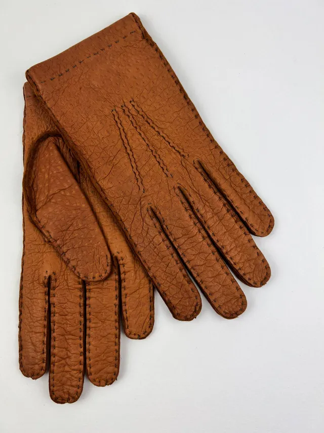 merola-gloves-guanti-in-pelle-di-pecari-foderati-in-cashmere-cuciti-a-mano image 1