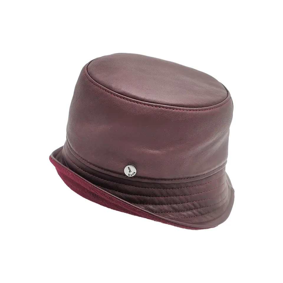 doria-1905-samuel-k-cappello-bucket-in-nappa-negroamaro image 1