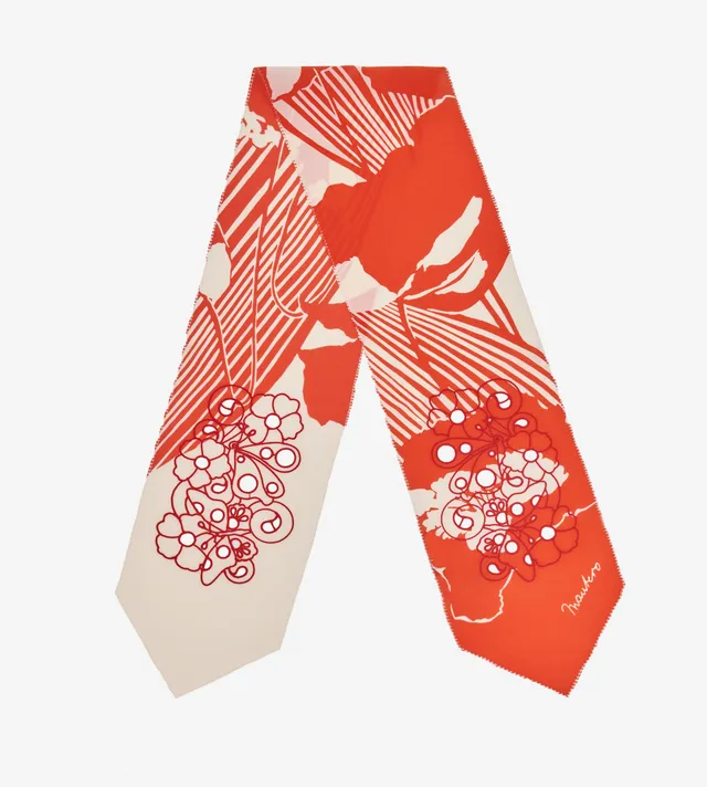 mantero-1902-muguet-bandeau-foulard-in-seta-con-ricamo-floreale-16x130-cm-made-i image 1