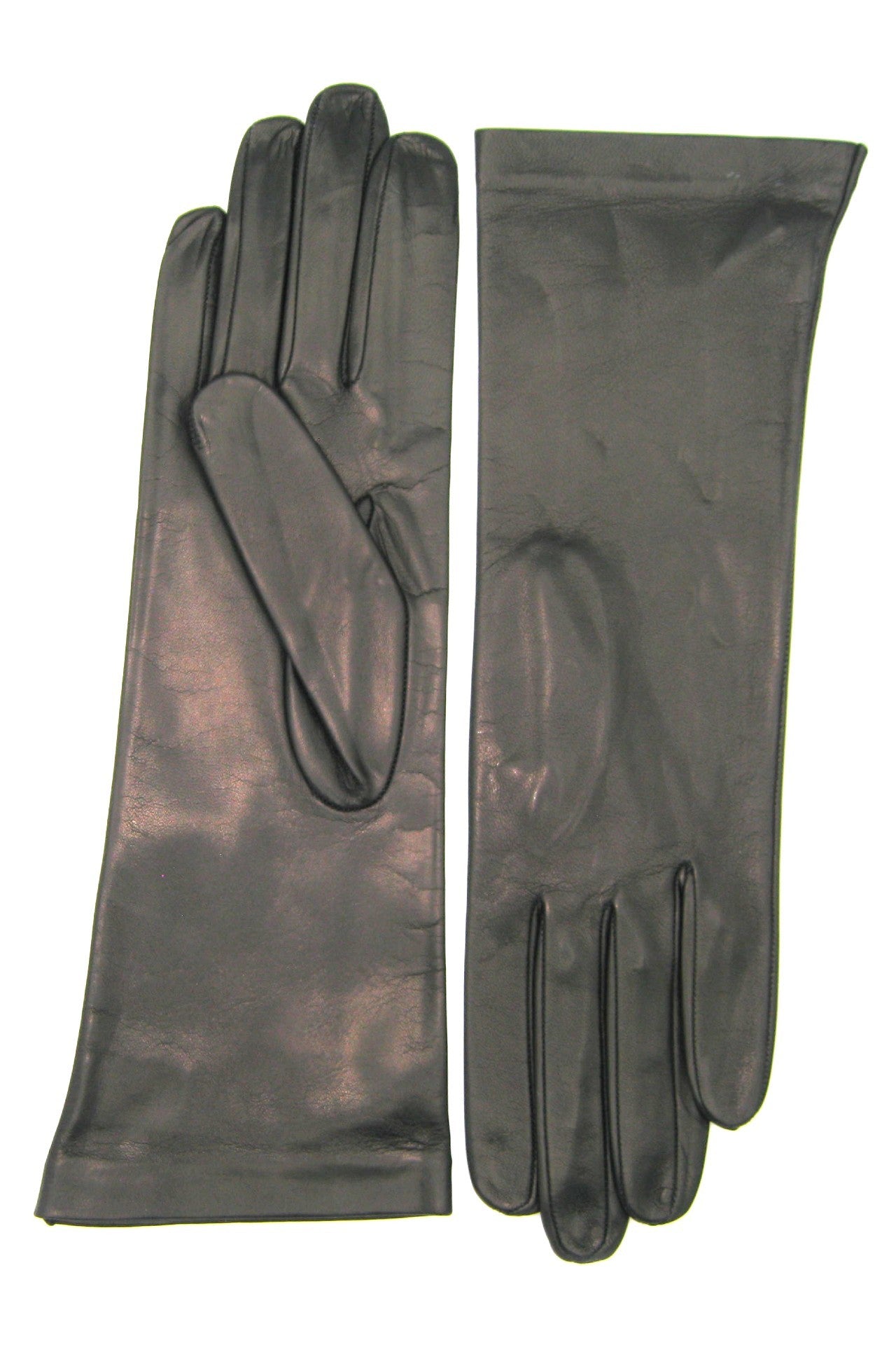 sermoneta-gloves-guanto-classico-donna-nappa-foderato-seta-4bt-nero image 2