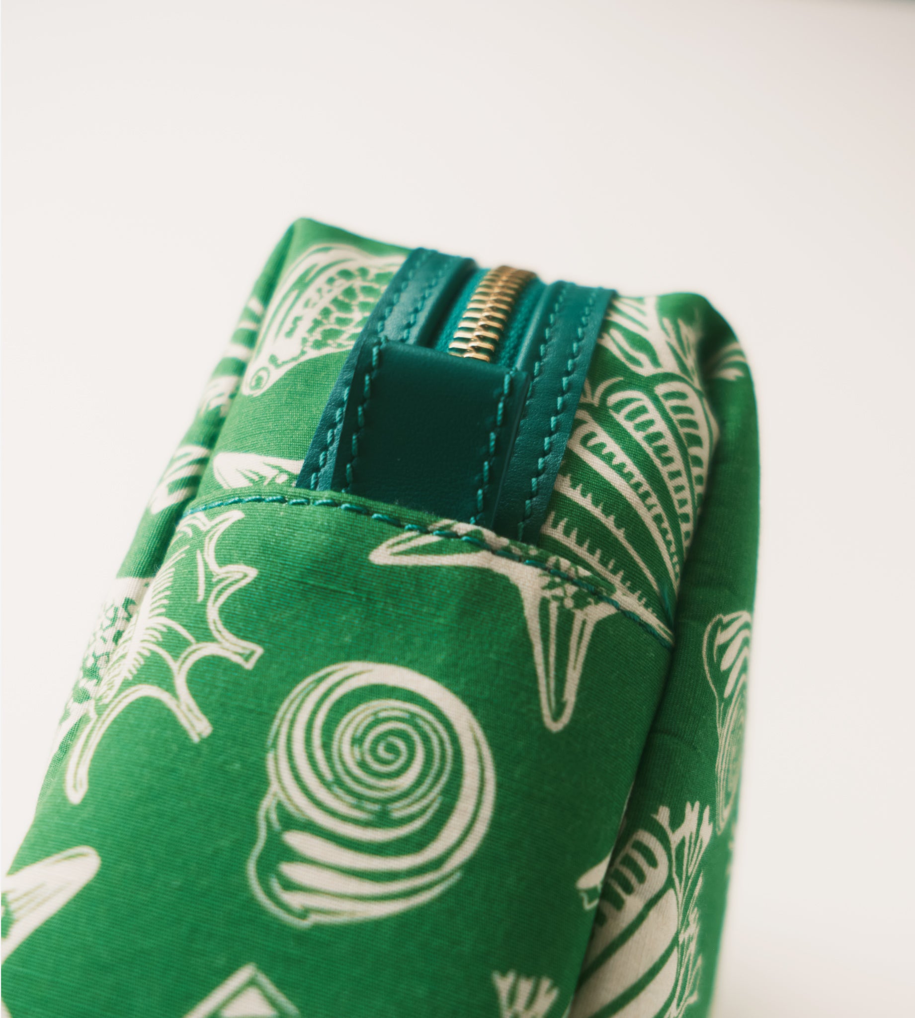 pouch-brenda-mantero-1902-lino-cotone-con-manico-in-pelle-28x22-cm-made-in-italy image 5