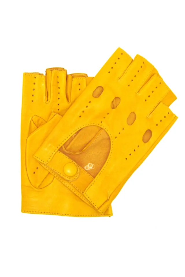sermoneta-gloves-guanto-in-nappa-da-guida-mezze-dita-2bt-giallo-ocra image 1