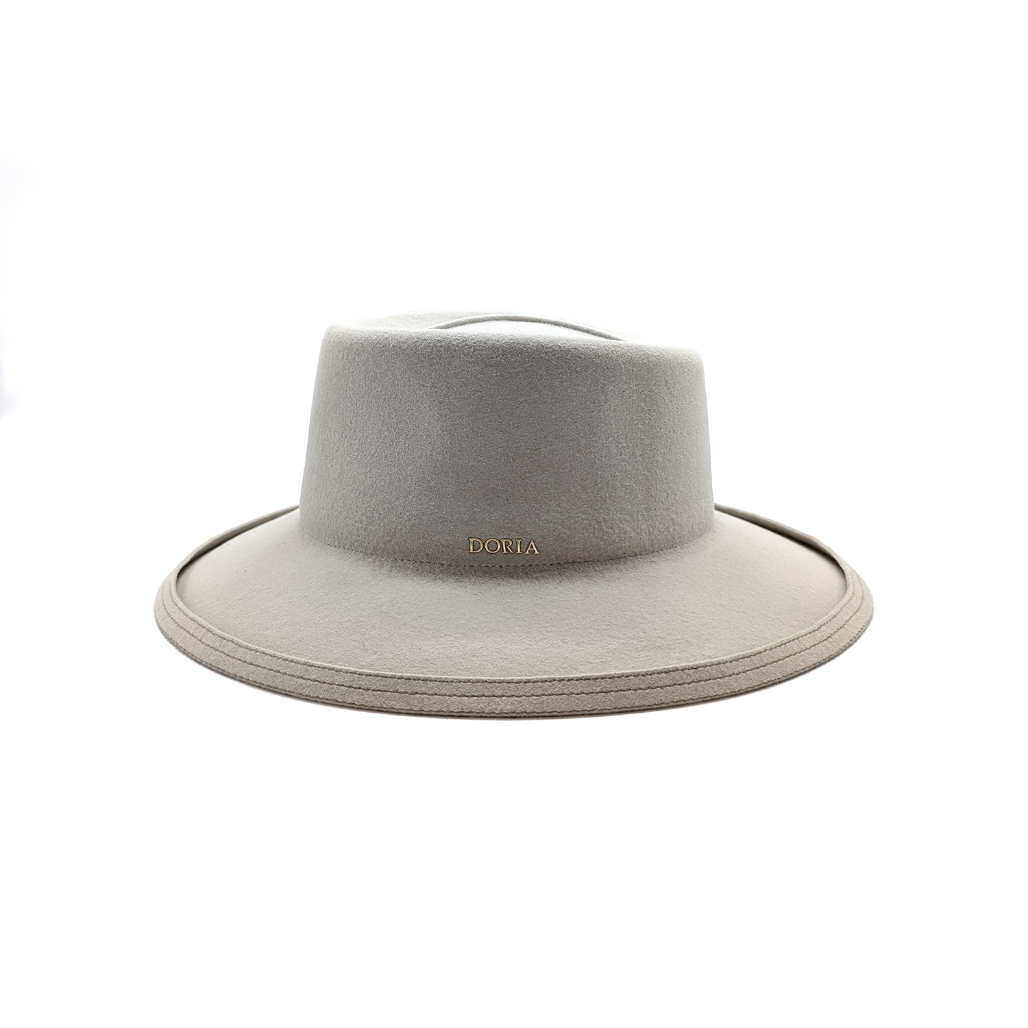 doria-1905-cappello-feltro-lapin-rasato-grigio-gesso-con-cinturino-pelle image 6
