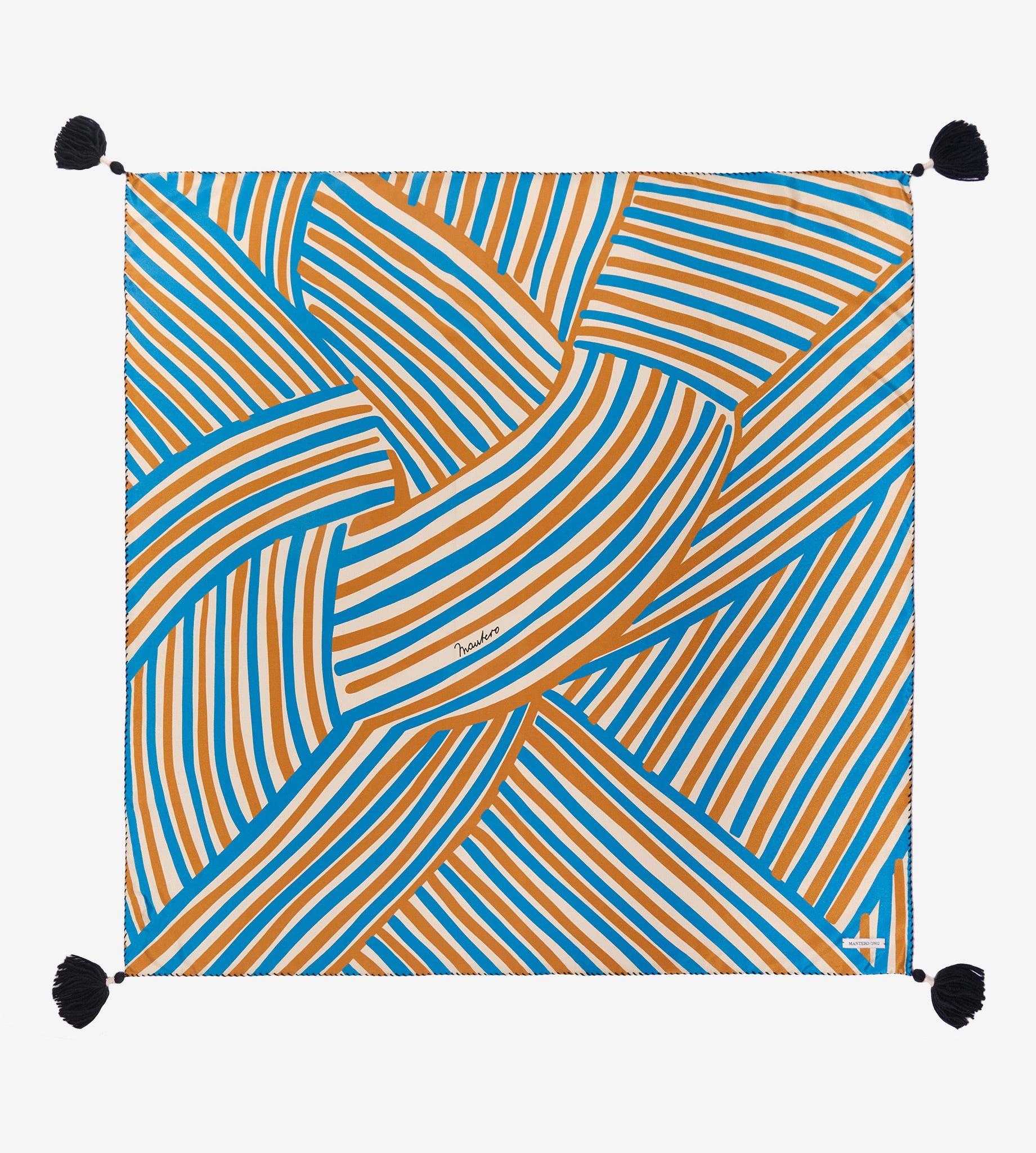 mantero-1902-shibuya-classic-carr-90x90-cm-con-nappine image 1