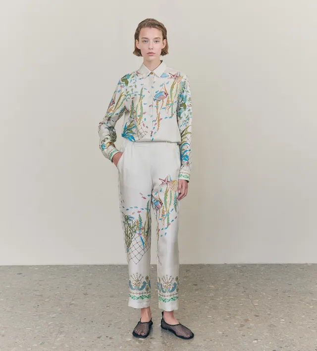 mantero-1902-doris-pantaloni-cropped-sartoriali-4 image 1